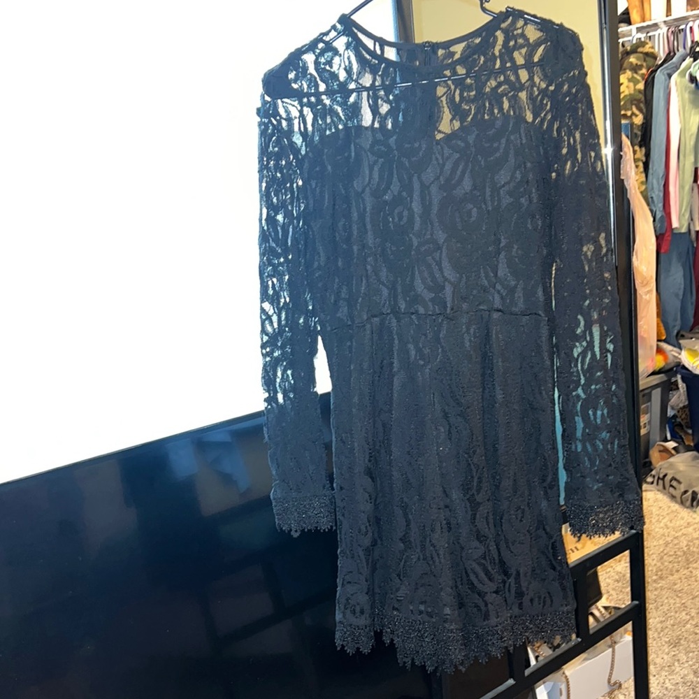 Women’s Black Lace Romper